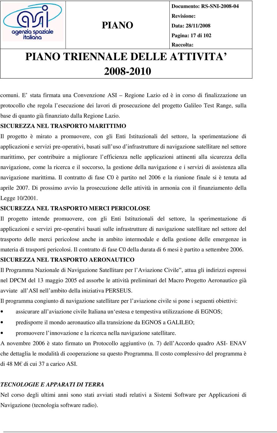 quanto già finanziato dalla Regione Lazio.