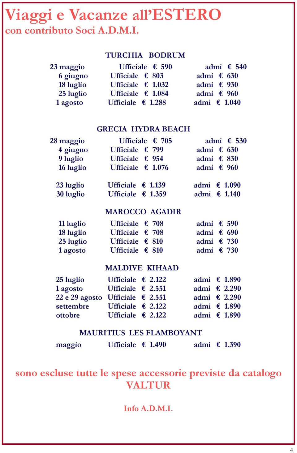 076 admi 960 23 luglio Ufficiale 1.139 admi 1.090 30 luglio Ufficiale 1.359 admi 1.