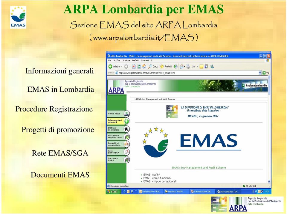 it/emas ) Informazioni generali EMAS in Lombardia
