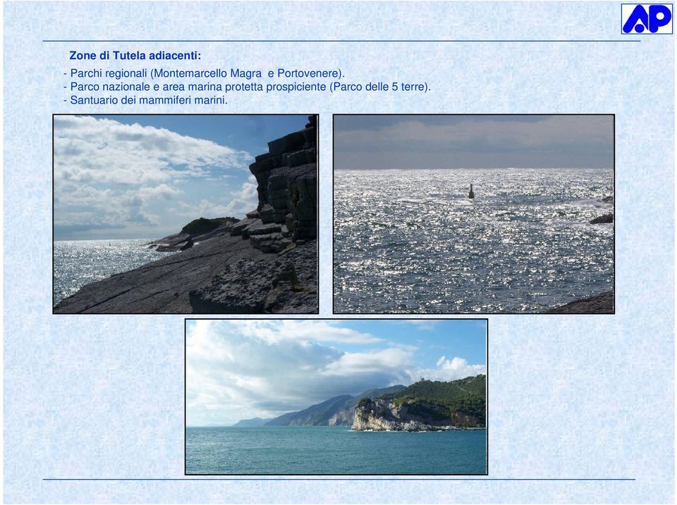 - Parco nazionale e area marina protetta