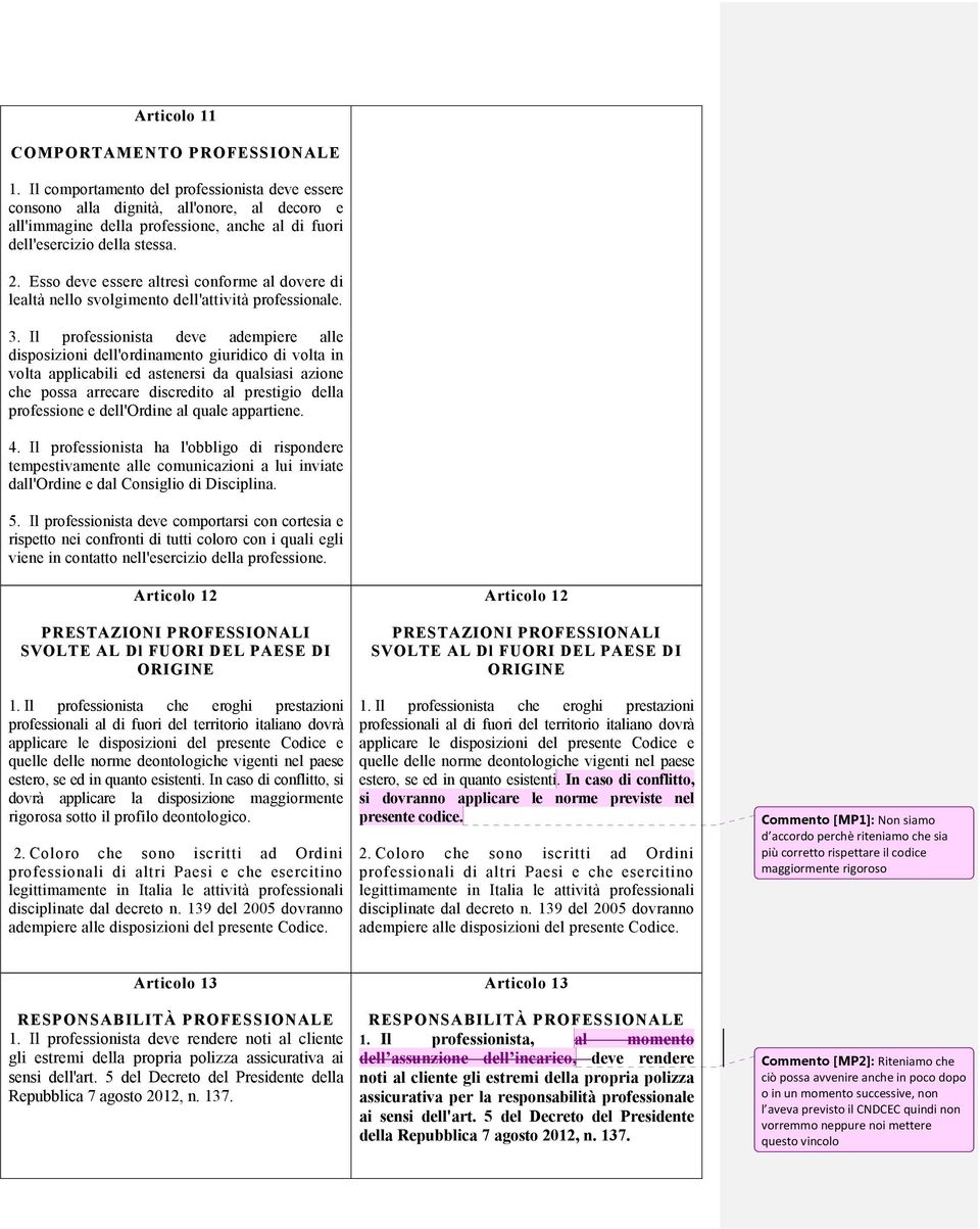 Esso deve essere altresì conforme al dovere di lealtà nello svolgimento dell'attività professionale. 3.