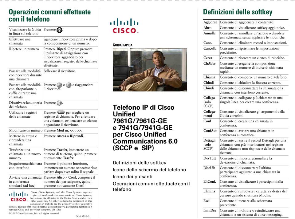 Oppure premere il pulsante di navigazione con il ricevitore agganciato per visualizzare il registro delle chiamate effettuate. Passare alla modalità Sollevare il ricevitore.