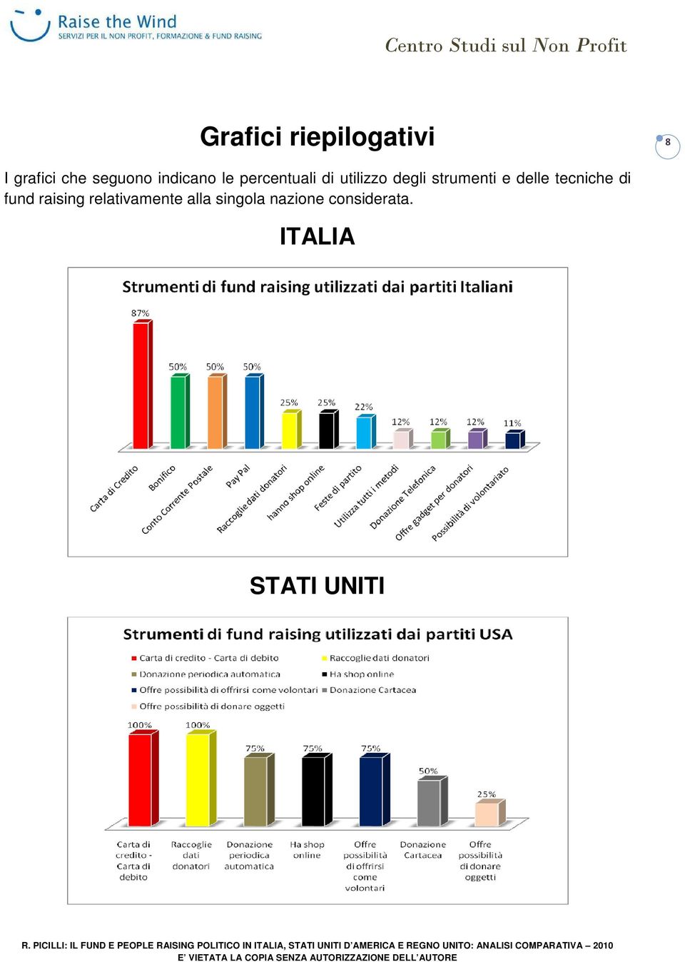 strumenti e delle tecniche di fund raising