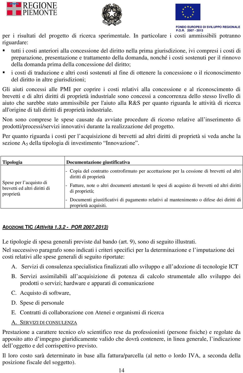 trattamento della domanda, nonché i costi sostenuti per il rinnovo della domanda prima della concessione del diritto; i costi di traduzione e altri costi sostenuti al fine di ottenere la concessione