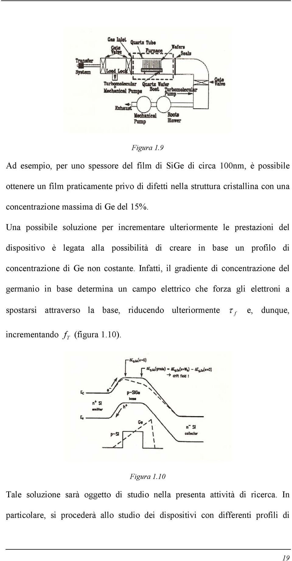 15%. Una possibile soluzione per incrementare ulteriormente le prestazioni del dispositivo è legata alla possibilità di creare in base un profilo di concentrazione di Ge non costante.