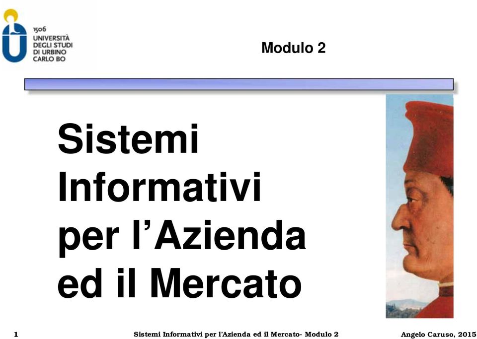 1 Sistemi Informativi -