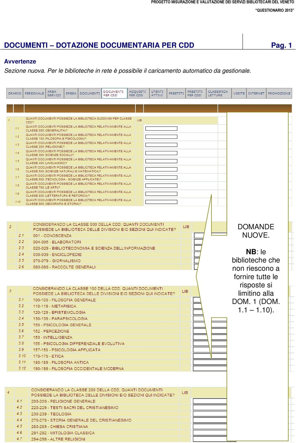 Per le biblioteche in rete è possibile il caricamento automatico da