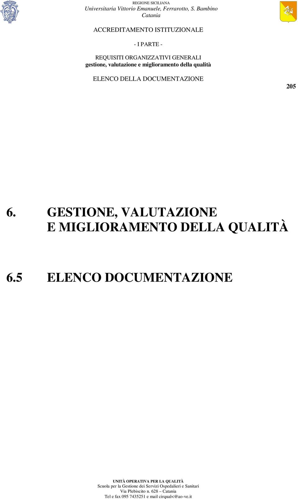 VALUTAZIONE E