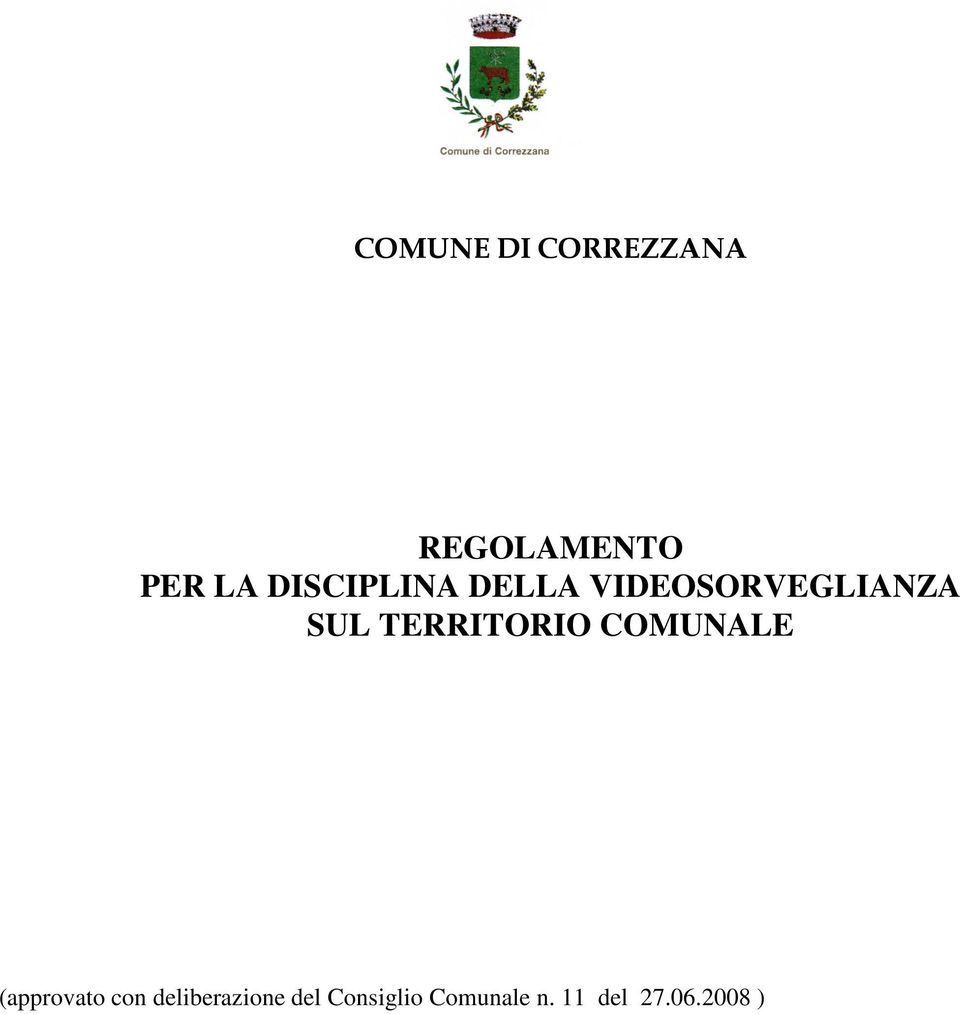 TERRITORIO COMUNALE (approvato con