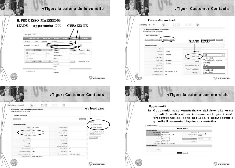 calendario Opportunità Le Opportunità sono caratterizzate dal fatto che esiste (quindi è verificato) un