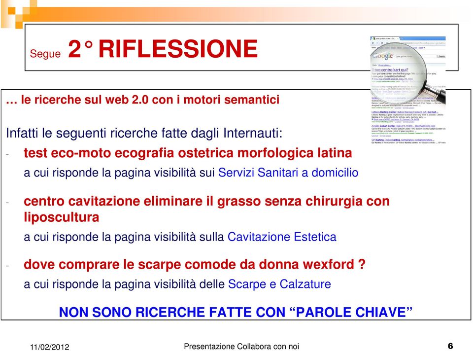 risponde la pagina visibilità sui Servizi Sanitari a domicilio - centro cavitazione eliminare il grasso senza chirurgia con liposcultura a