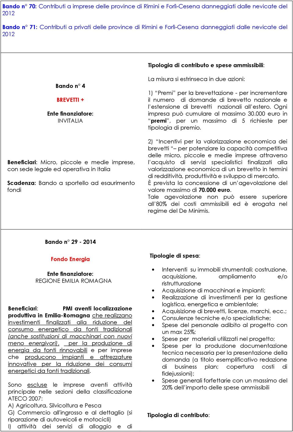 sportello ad esaurimento fondi La misura si estrinseca in due azioni: 1) Premi per la brevettazione - per incrementare il numero di domande di brevetto nazionale e l estensione di brevetti nazionali