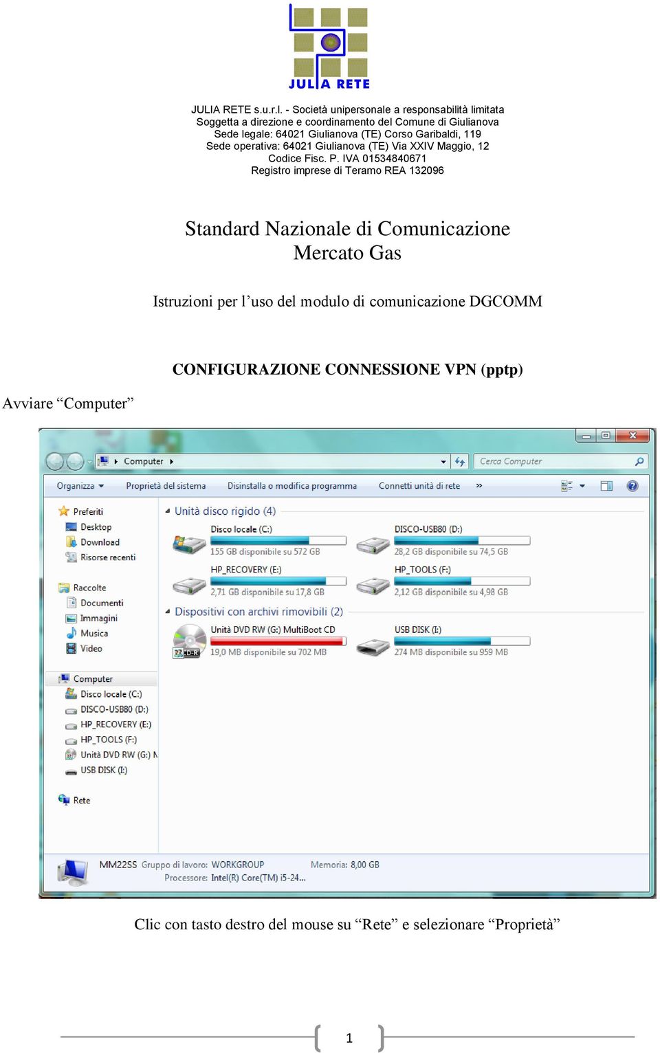 Giulianova (TE) Corso Garibaldi, 119 Sede operativa: 64021 Giulianova (TE) Via XXIV Maggio, 12 Codice Fisc. P.