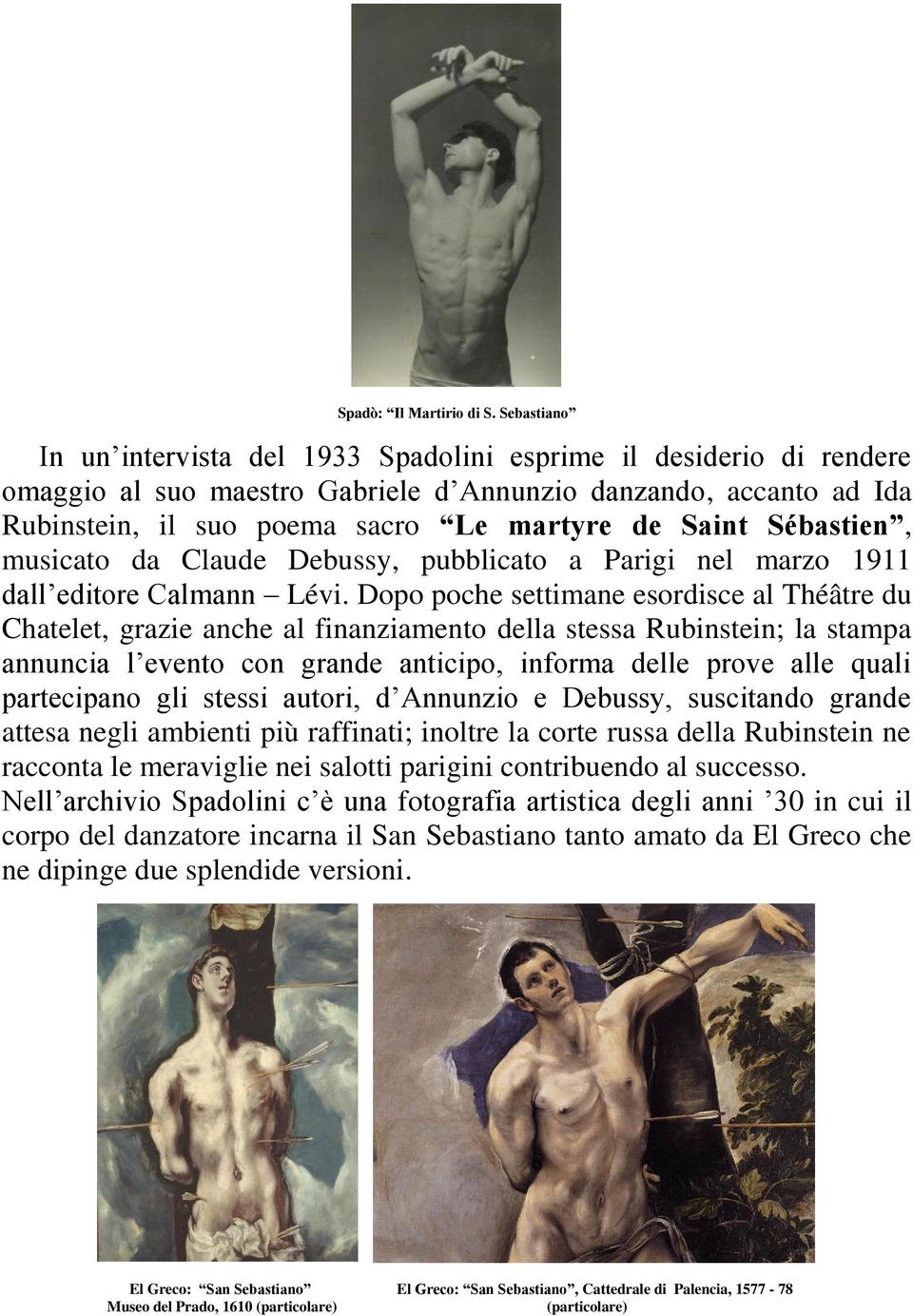 Sébastien, musicato da Claude Debussy, pubblicato a Parigi nel marzo 1911 dall editore Calmann Lévi.