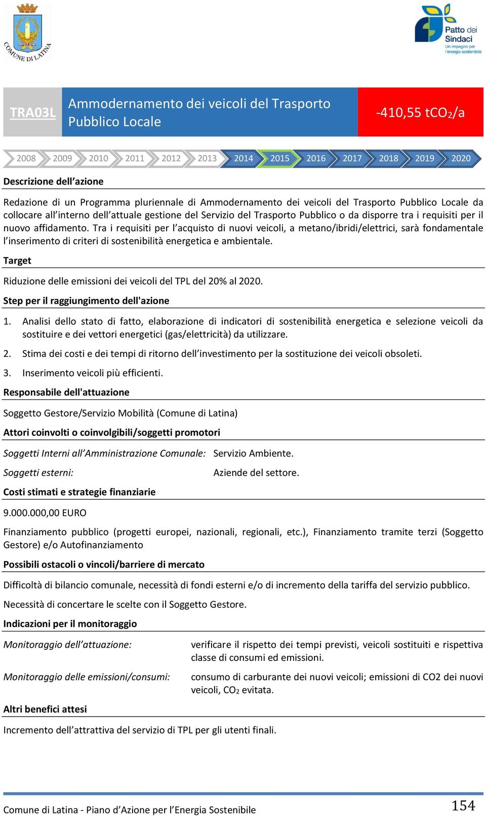 Tra i requisiti per l acquisto di nuovi veicoli, a metano/ibridi/elettrici, sarà fondamentale l inserimento di criteri di sostenibilità energetica e ambientale.