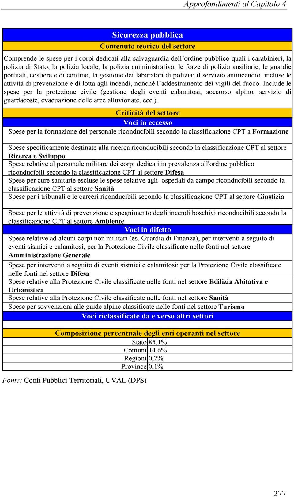 addestramento dei vigili del fuoco. Include le spese per la protezione civile (gestione degli eventi calamitosi, soccorso alpino, servizio di guardacoste, evacuazione delle aree alluvionate, ecc.).