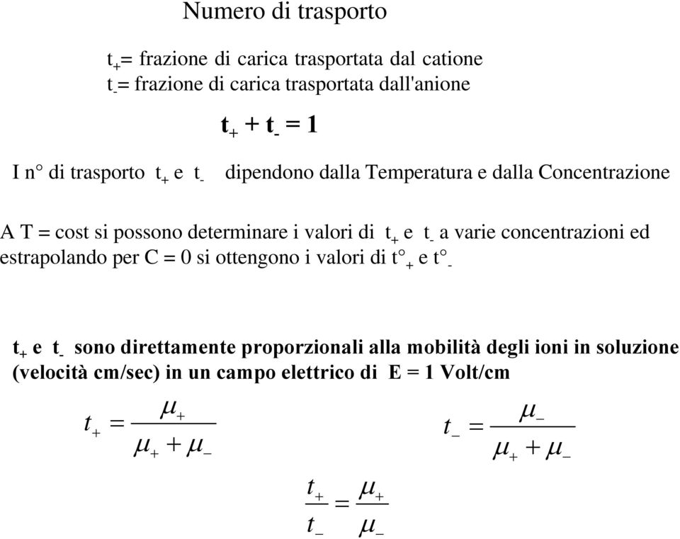 di e - a varie cncenrazini ed esrapland per C 0 si engn i valri di e - e - sn direamene