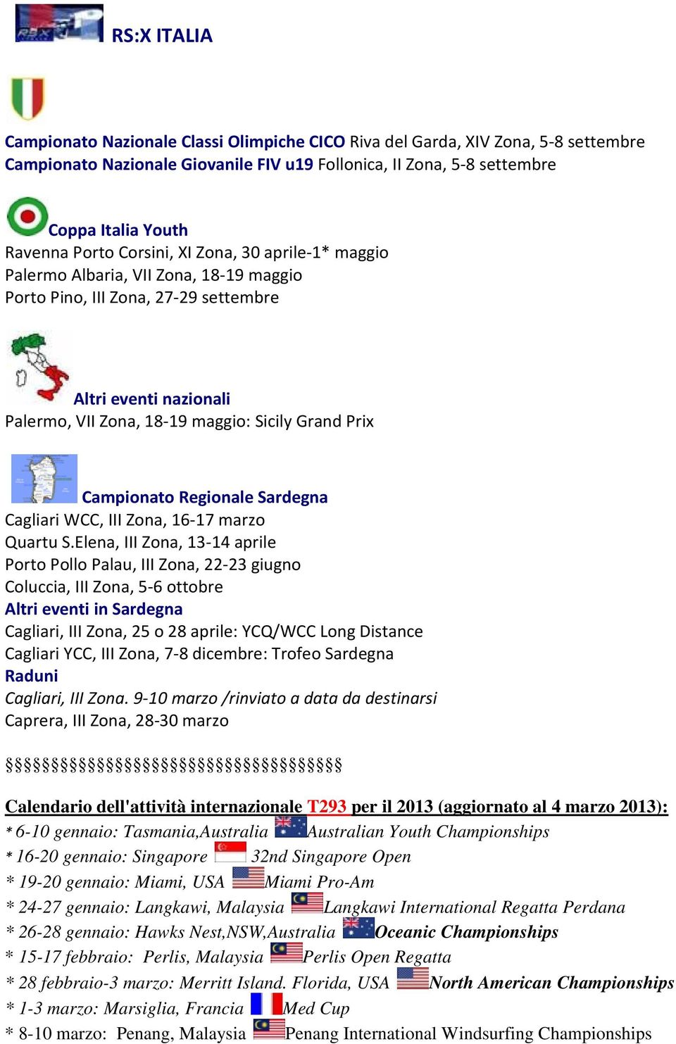 Prix Campionato Regionale Sardegna Cagliari WCC, III Zona, 16-1717 marzo Quartu S.