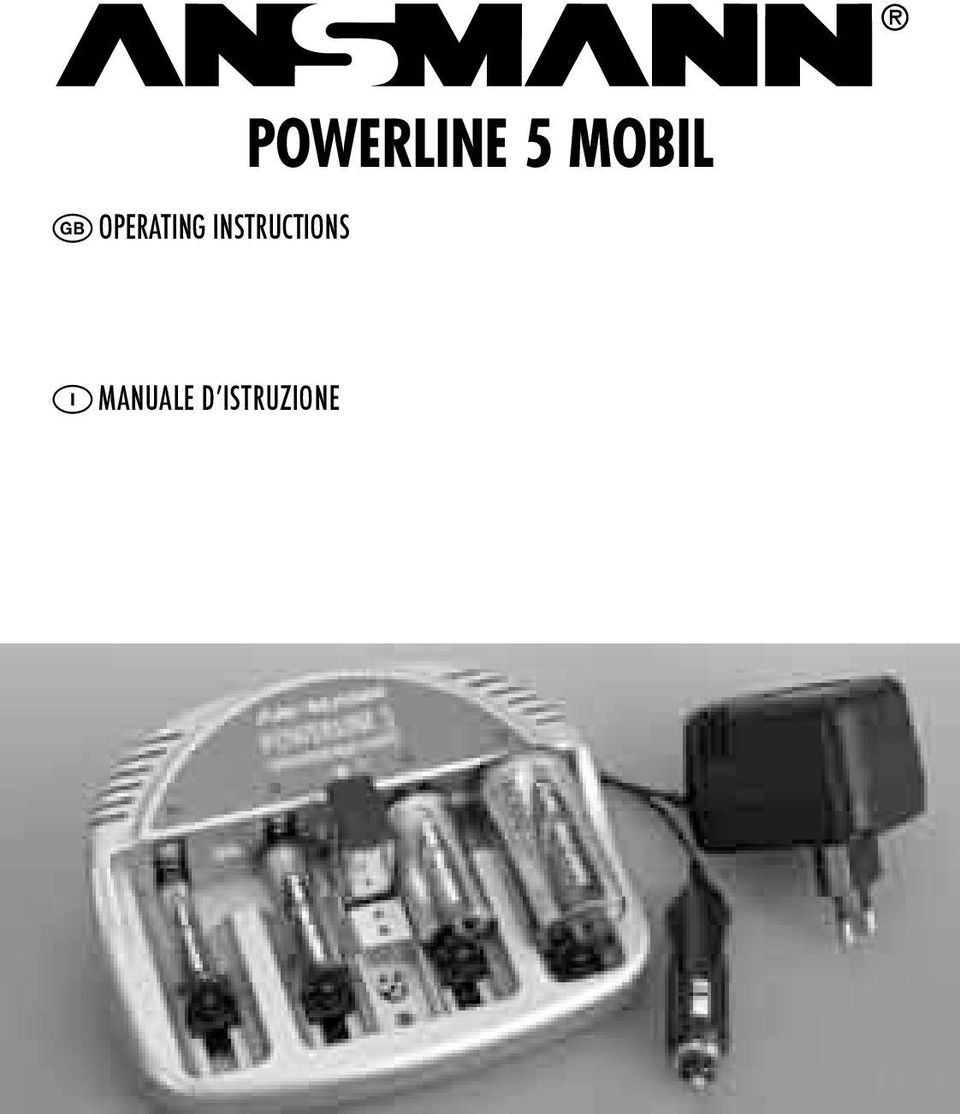 INSTRUKTIONSMANUAL POWERLINE 5 MOBIL NL GEBRUIKSAANWIJZING PL ZASTOSOWANIE CZ NÁVOD K POUŽITÍ EST