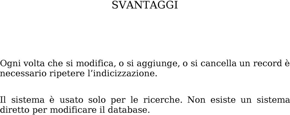 indicizzazione.