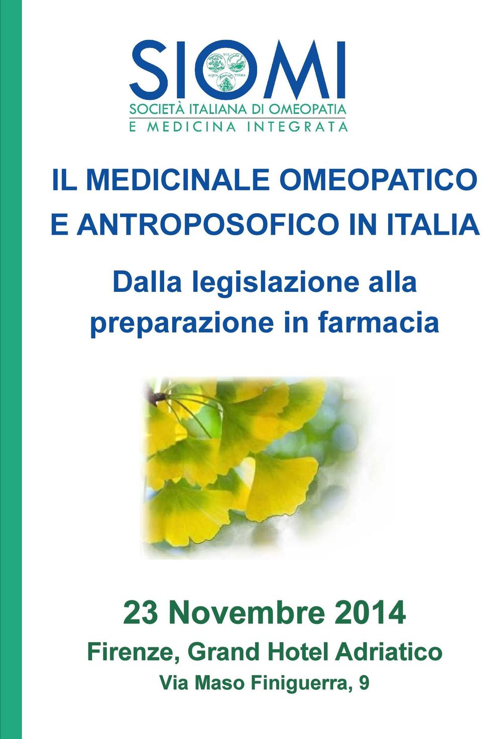 preparazione in farmacia 23 Novembre 2014