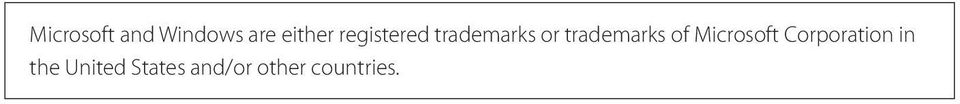 trademarks of Microsoft