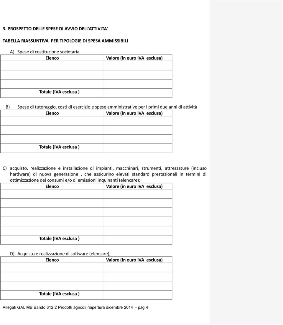 impianti, macchinari, strumenti, attrezzature (incluso hardware) di nuova generazione, che assicurino elevati standard prestazionali in termini di ottimizzazione dei consumi e/o di emissioni