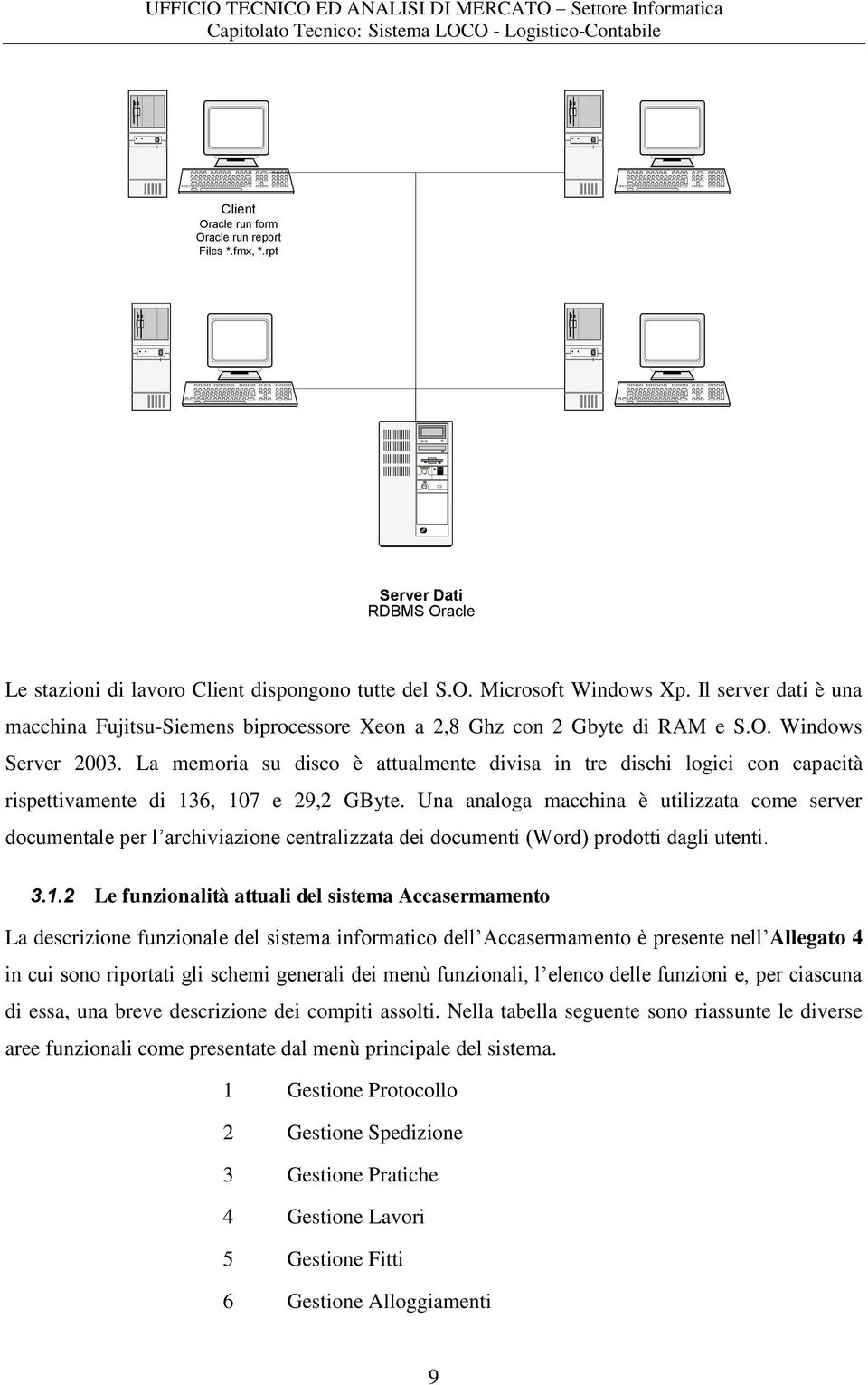 La memoria su disco è attualmente divisa in tre dischi logici con capacità rispettivamente di 136, 107 e 29,2 GByte.