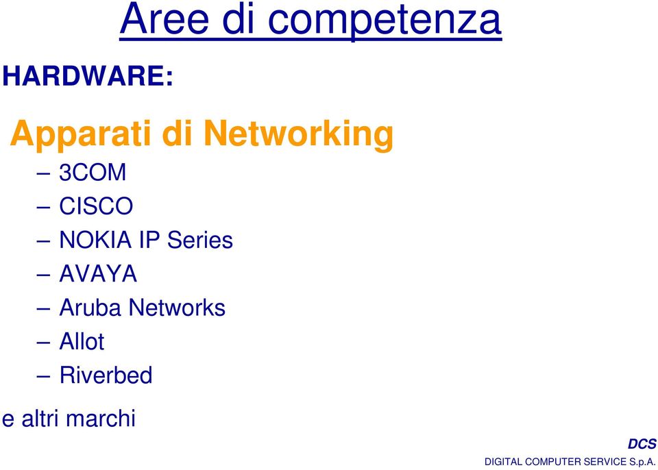 CISCO NOKIA IP Series AVAYA