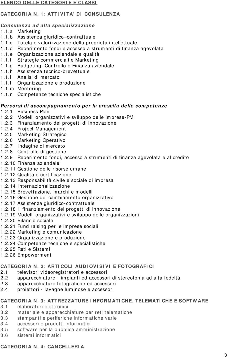 1.i Analisi di mercato 1.1.l Organizzazione e produzione 1.1.m Mentoring 1.1.n Competenze tecniche specialistiche Percorsi di accompagnamento per la crescita delle competenze 1.2.