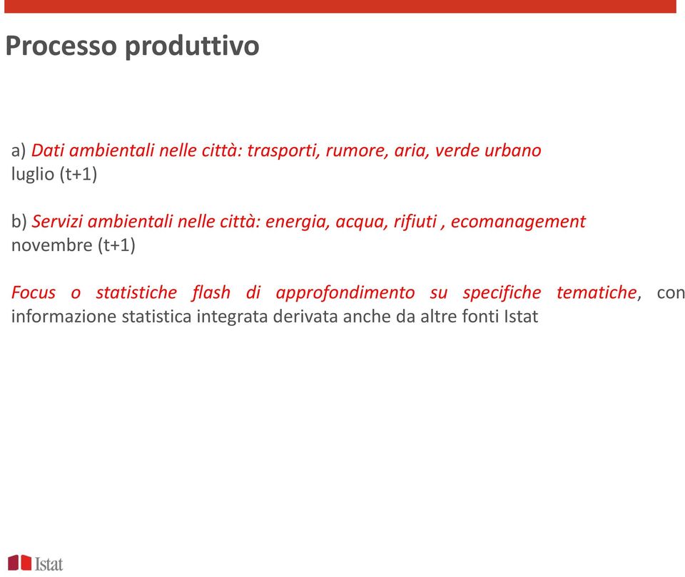 ecomanagement novembre (t+1) Focus o statistiche flash di approfondimento su