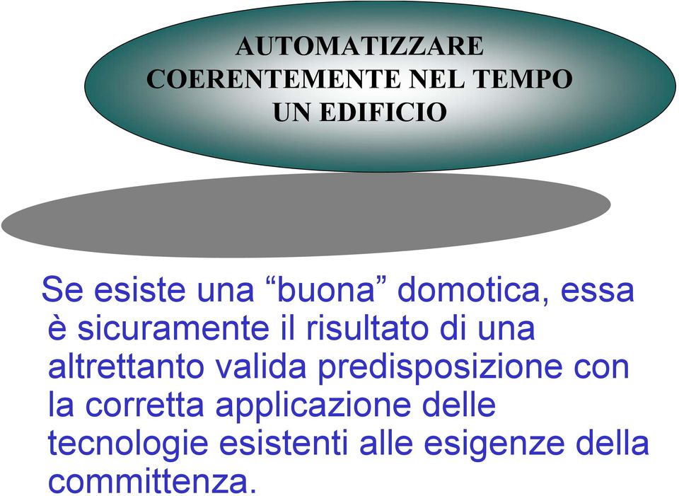 altrettanto valida predisposizione con la corretta