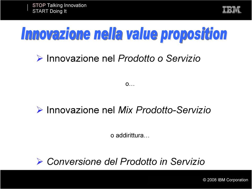 Prodotto-Servizio o addirittura