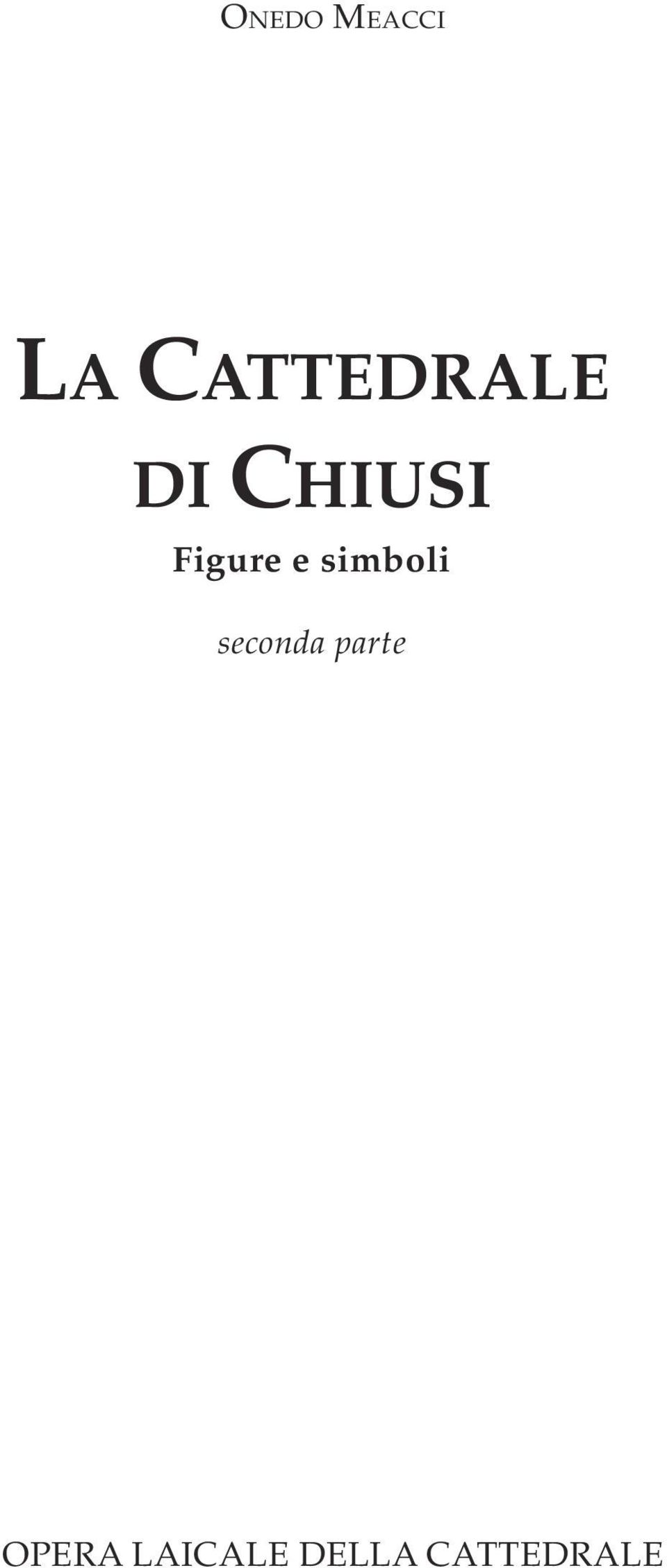 Figure e simboli seconda