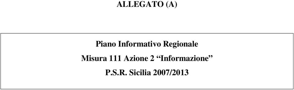 Misura 111 Azione 2