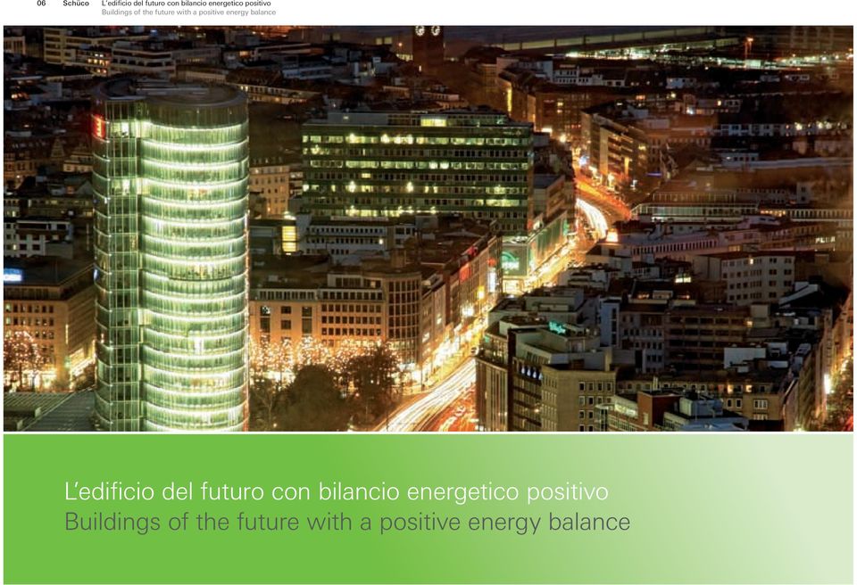 balance L edificio del futuro con bilancio energetico 