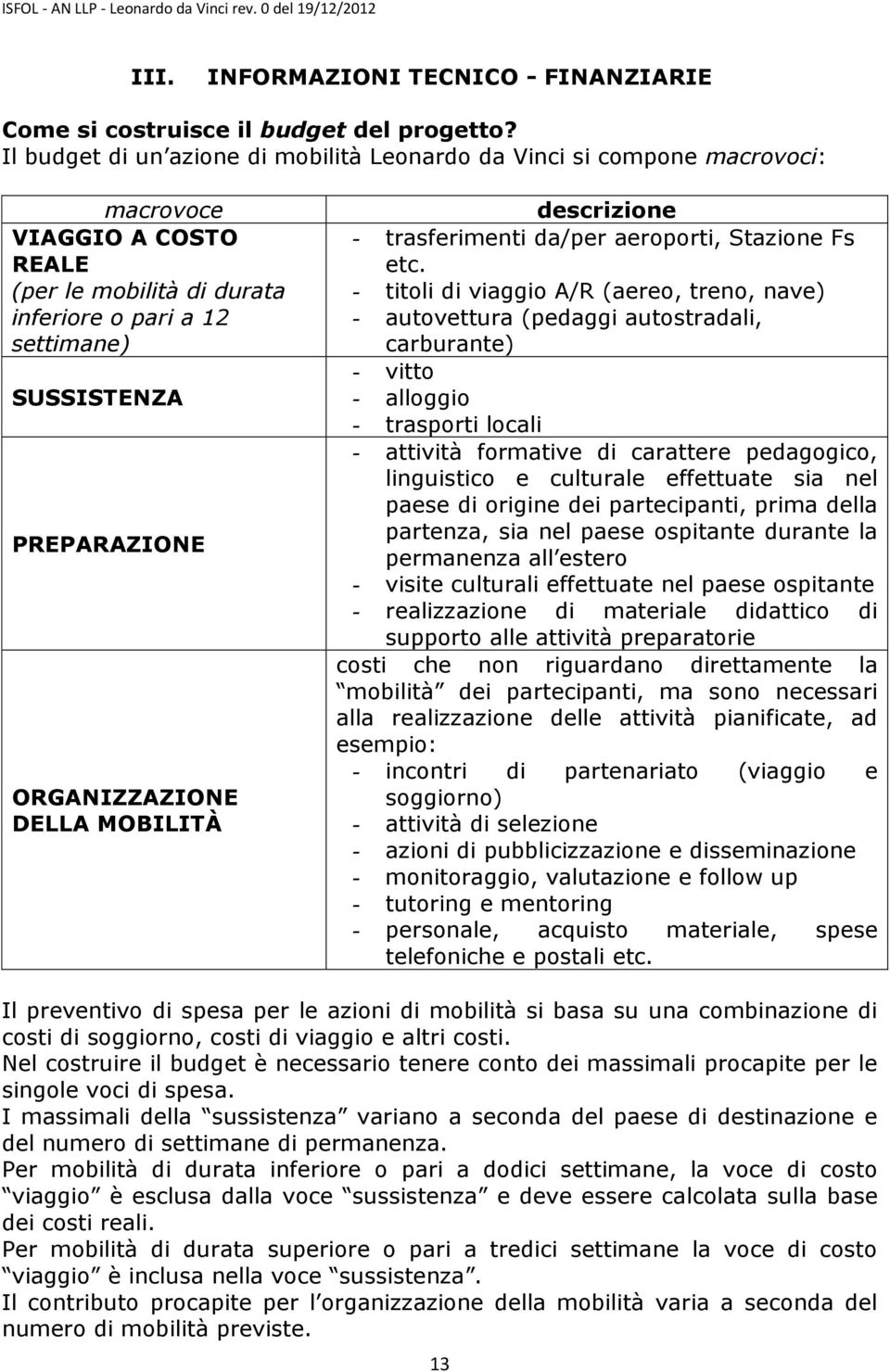 ORGANIZZAZIONE DELLA MOBILITÀ descrizione - trasferimenti da/per aeroporti, Stazione Fs etc.