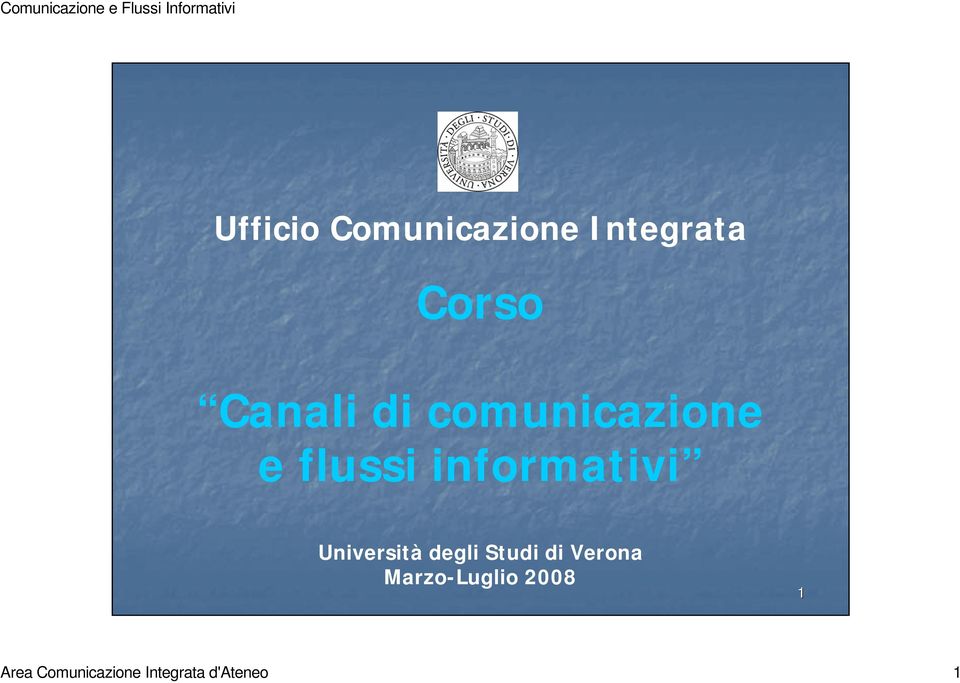 informativi Università degli Studi di