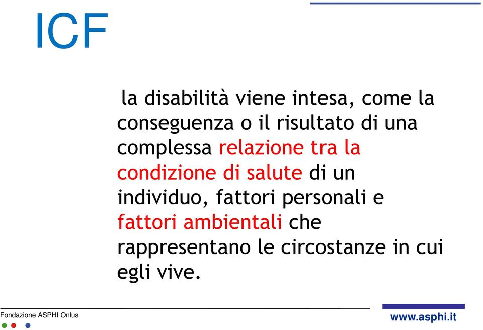 di salute di un individuo, fattori personali e fattori