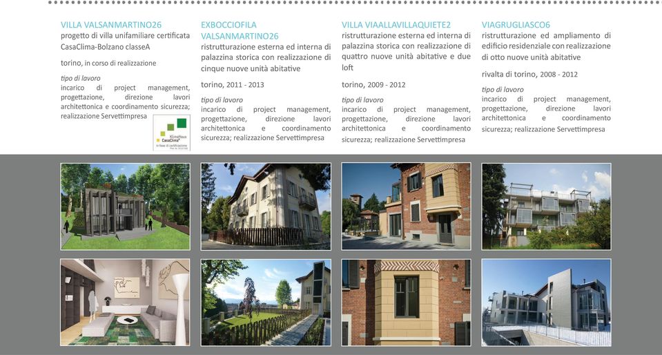 urazione esterna ed interna di palazzina storica con realizzazione di cinque nuove unità abita"ve ristru!urazione esterna ed interna di palazzina storica con realizzazione di qua!