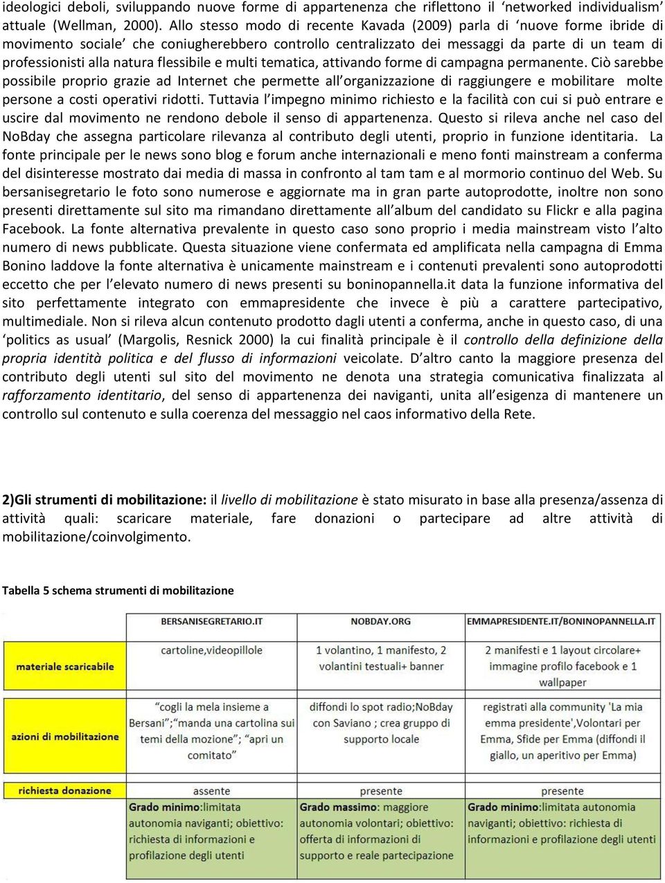 flessibile e multi tematica, attivando forme di campagna permanente.