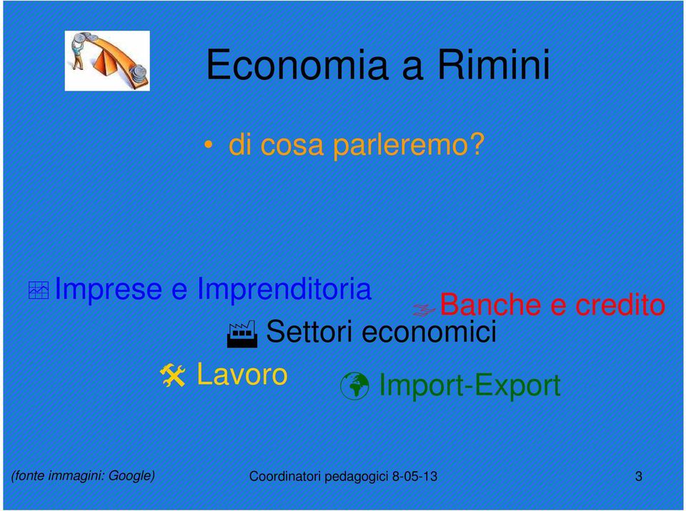 Settori economici Lavoro Import-Export