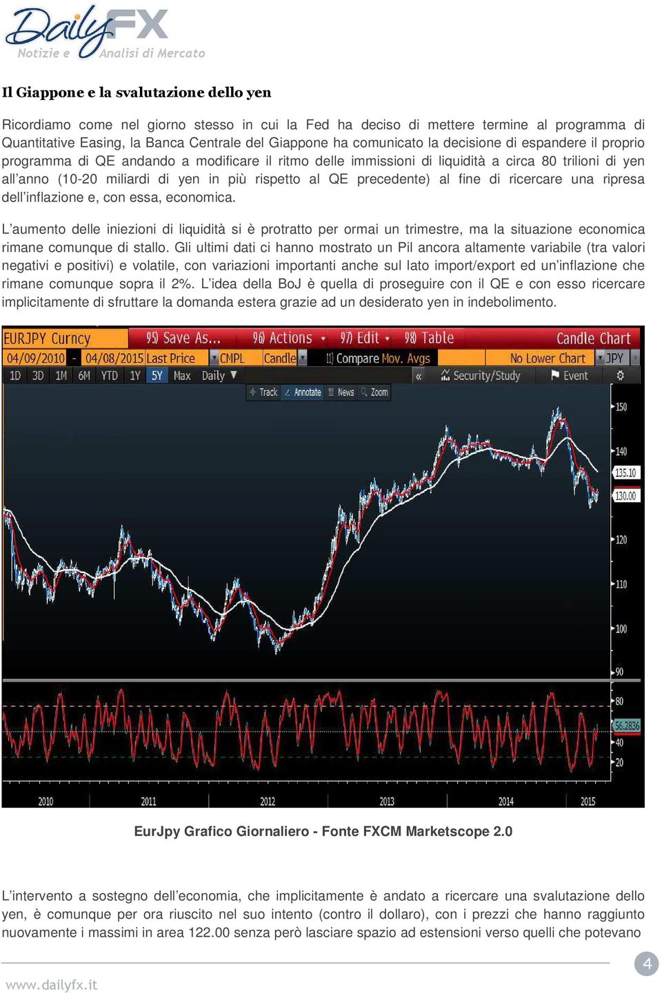 precedente) al fine di ricercare una ripresa dell inflazione e, con essa, economica.