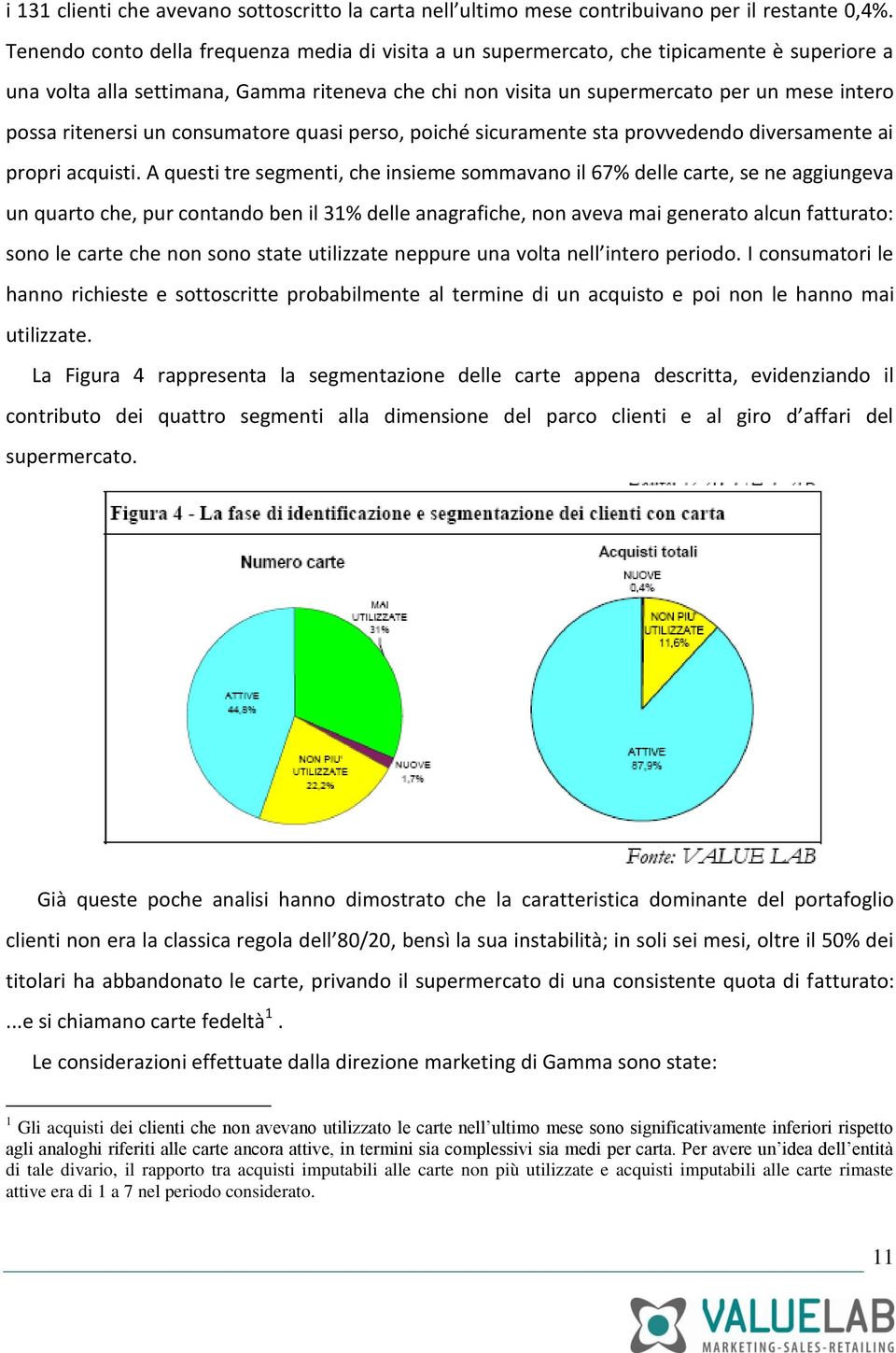 ritenersi un consumatore quasi perso, poiché sicuramente sta provvedendo diversamente ai propri acquisti.