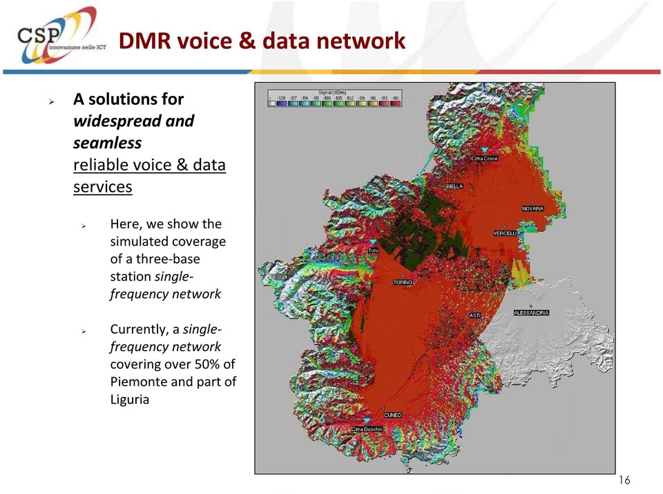 of a three-base station singlefrequency network Currently, a