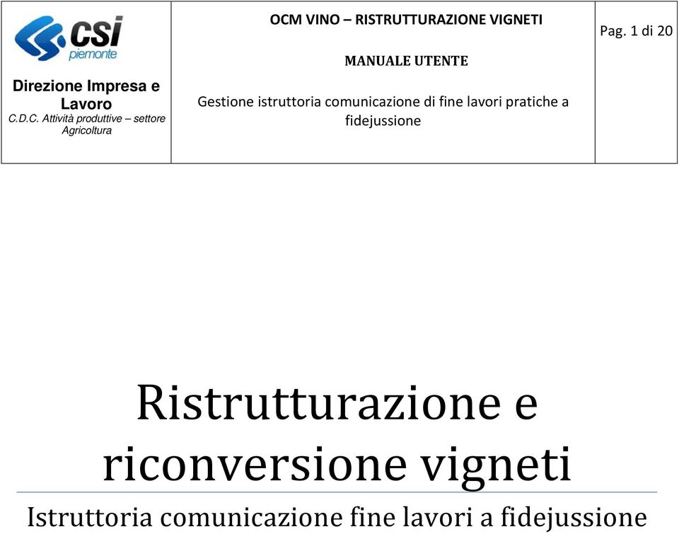 riconversione vigneti