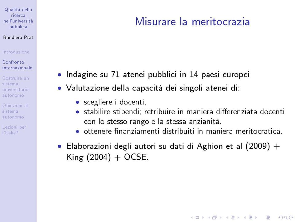 stabilire stipendi; retribuire in maniera di erenziata docenti con lo stesso rango e la stessa