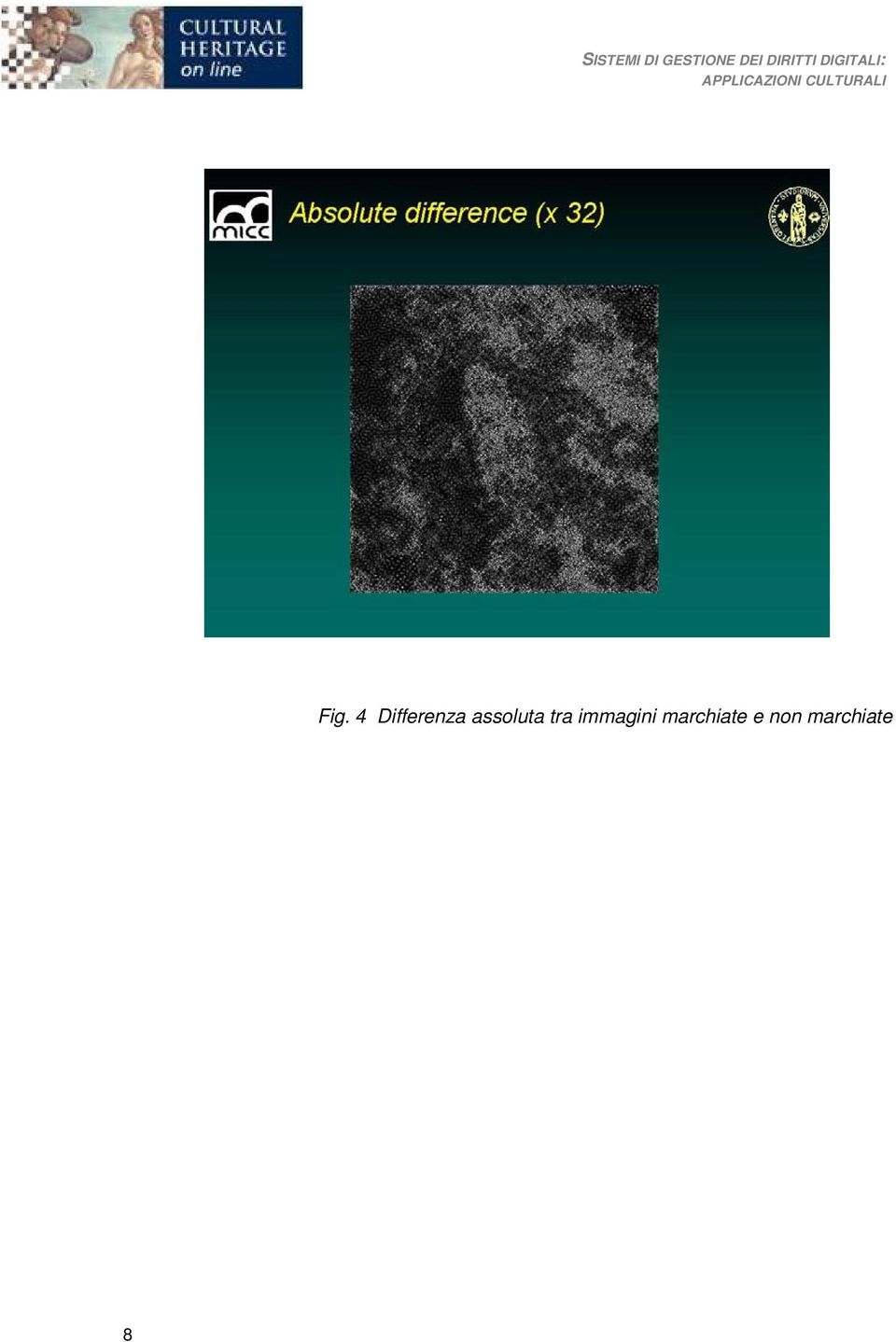 Fig. 4 Differenza assoluta tra