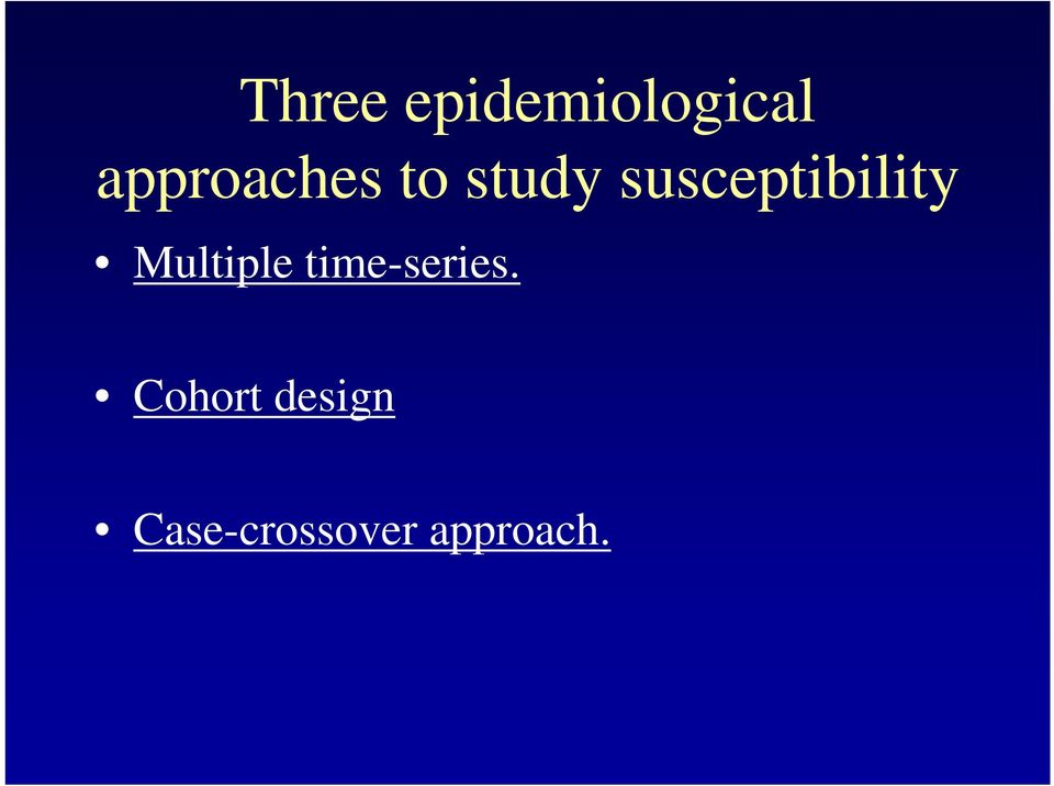 susceptibility Multiple